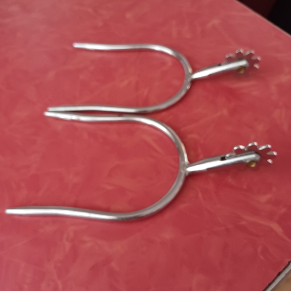 Chrome quick on spurs boot spurs, cowboy boots - Picture 2 of 3